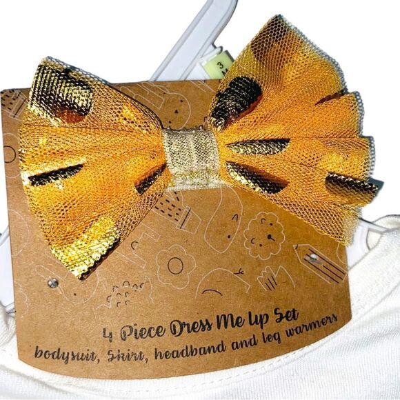 NWT Baby Essentials 4pc “So Thankful” Outfit Fall Harvest Thanksgiving Set 3M - Picture 9 of 13